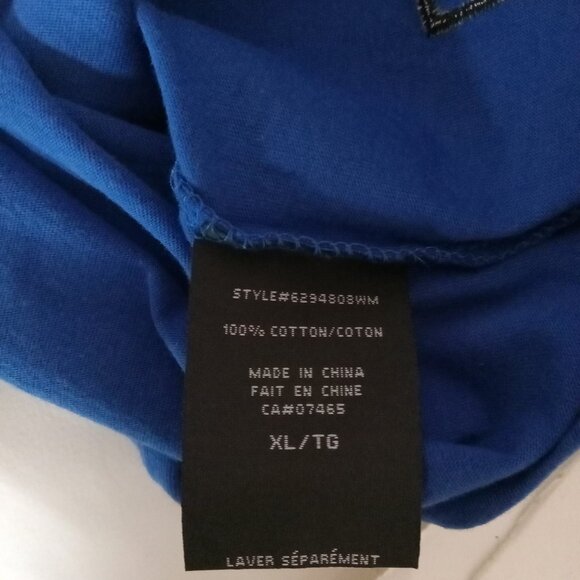 NBA Elevation Men's XL T-Shirt Size XL New w/ Tags Blue Vintage Basketball - Picture 12 of 12